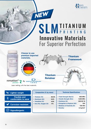 SLM Titanium Printing