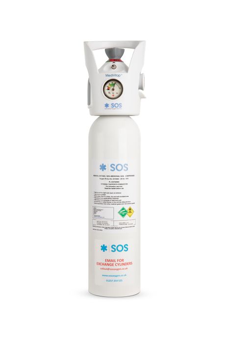 2.7L O2 cylinder (CD size)