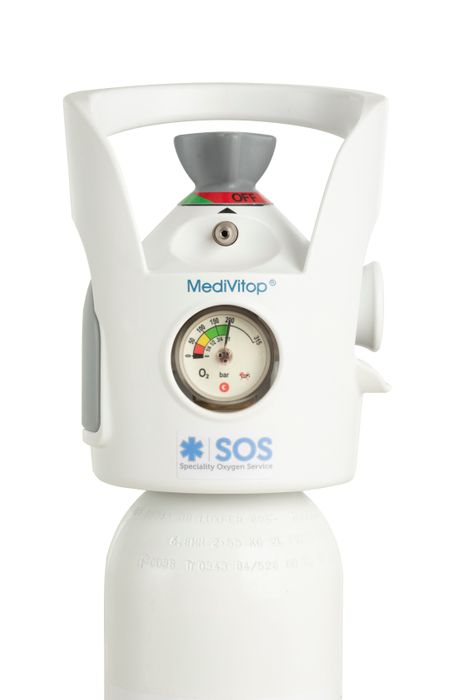 2.7L O2 cylinder (CD size)