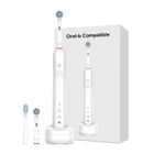 RLT312B Hybrid Dual-Action Toothbrush: 60° Oscillating-Sonic & Rotary 2-in-1 Smart Oral Care Solution