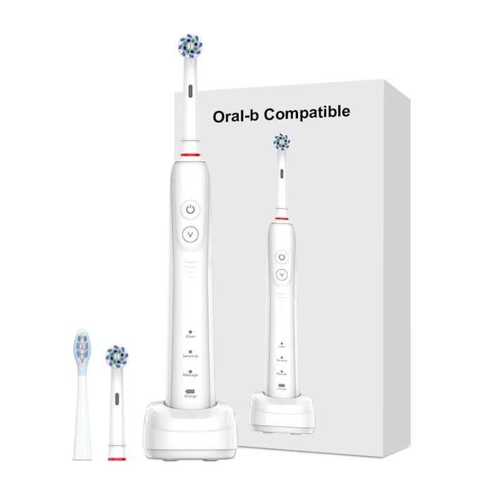 RLT312B Hybrid Dual-Action Toothbrush: 60° Oscillating-Sonic & Rotary 2-in-1 Smart Oral Care Solution