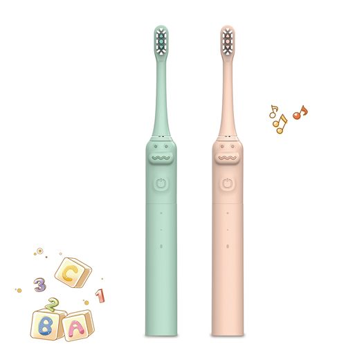 TS42C Premium Kids Sonic Toothbrush: Ultra-Quiet Stainless Steel Motor & Antimicrobial Care for OEM/ODM Partnerships