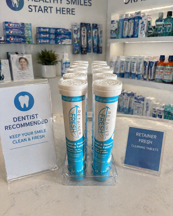 Display Ready Retainer Fresh Cleaning Tablets 12 Pack