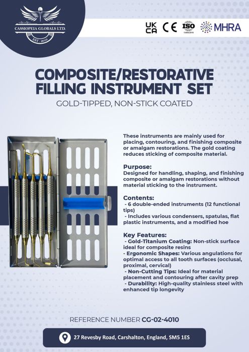 Composite/Restorative Filling Instrument Set