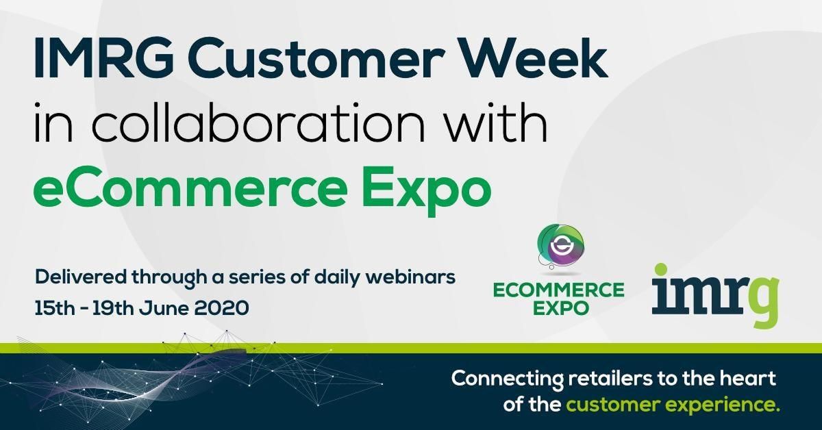 IMRG Customer Week eCommerce Expo Banner