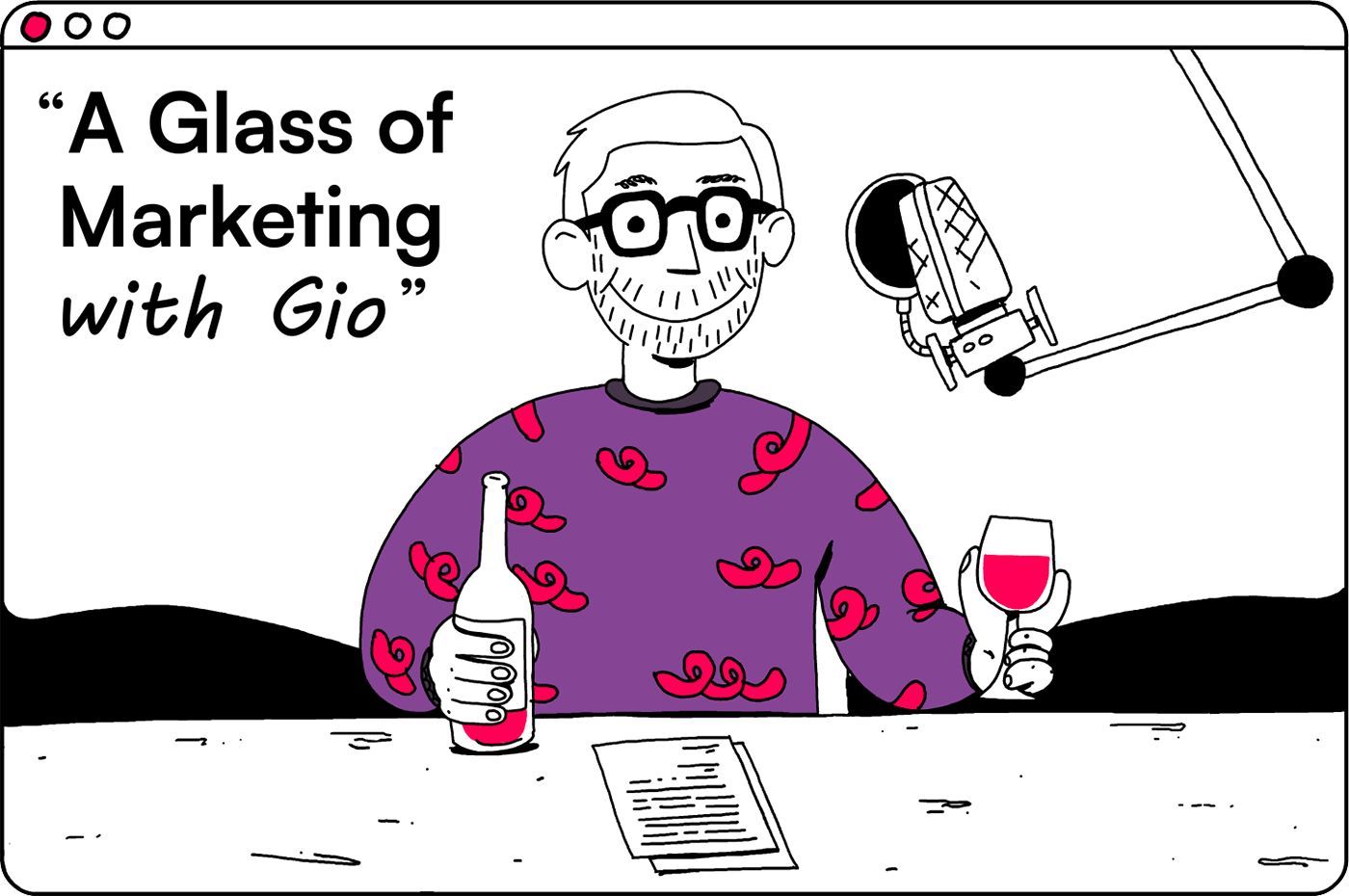 A glass of Marketing with Gio