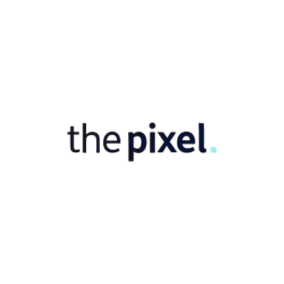 the pixel logo