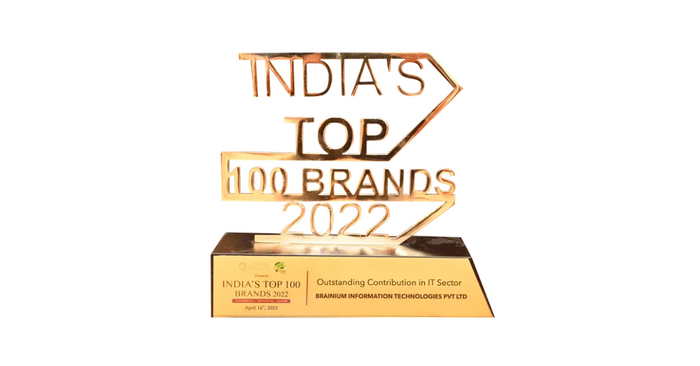 Brainium Information Technologies Pvt. Ltd. Is Recognised As One Of The Top 100 Brands In India, 2022