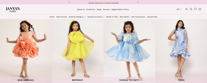 Website Development for Diverse Fashion Collections