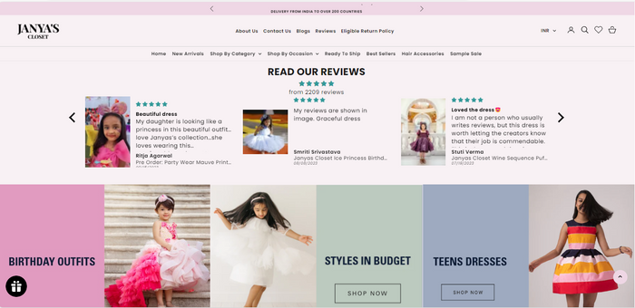 Website Development for Diverse Fashion Collections