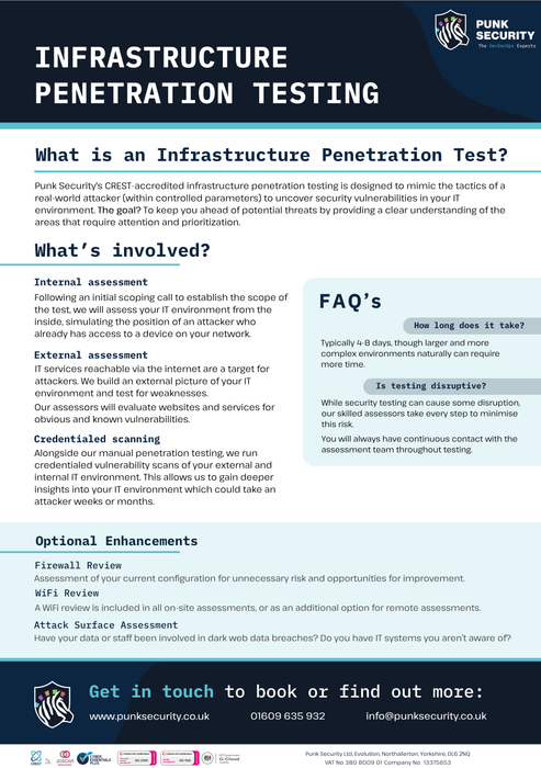 Infrastructure Penetration Test