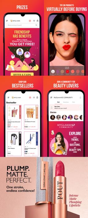 MyGlamm - AR/VR, UI/UX & Location Services