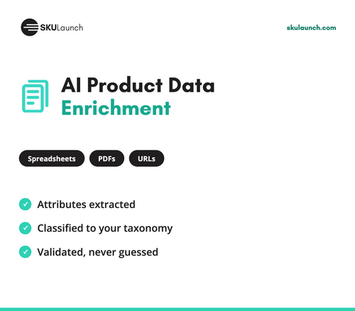 AI Product Data Enrichment: complete, structured attributes in days