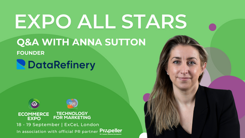 Meet Our Exhibitors: Anna Sutton, Co-Founder and CEO of The Data Refinery