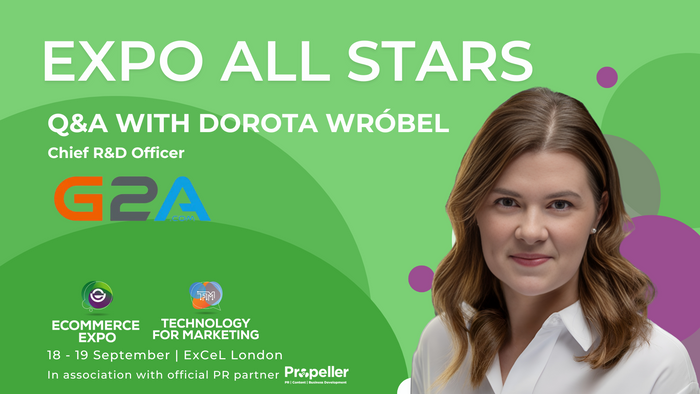 Meet Our Exhibitors: Dorota Wróbel, Chief R&D Officer at G2A