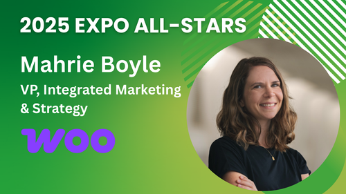 Meet Our Exhibitors: Mahrie Boyle, VP, Integrated Marketing & Strategy, WooCommerce.