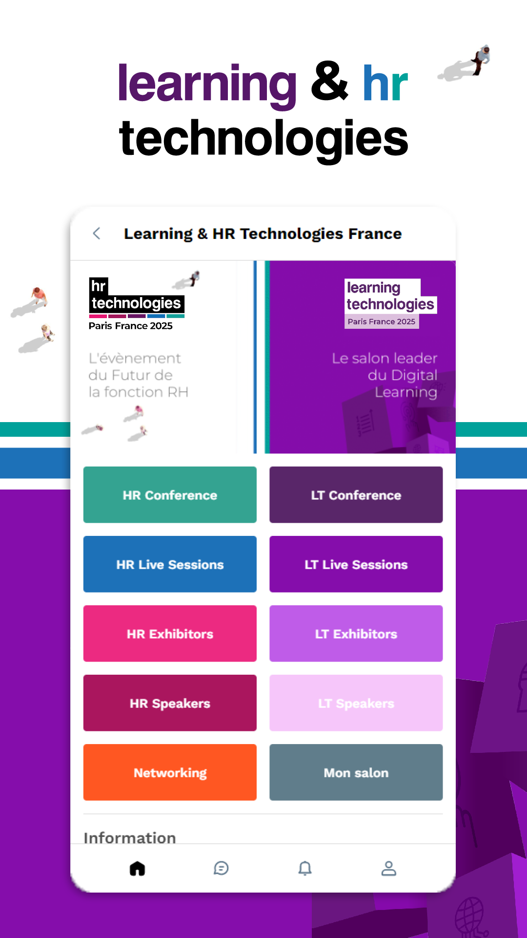 Learning and HR Tech mobile app