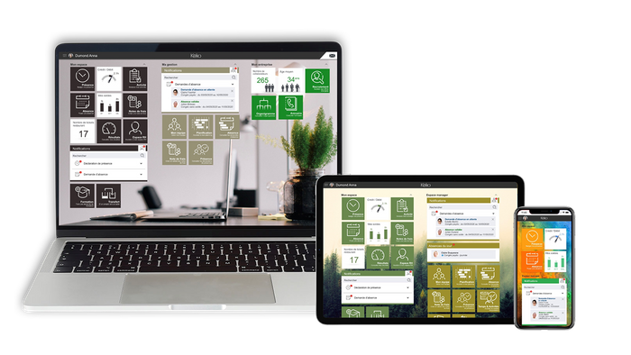 Le portail RH collaboratif de Kelio