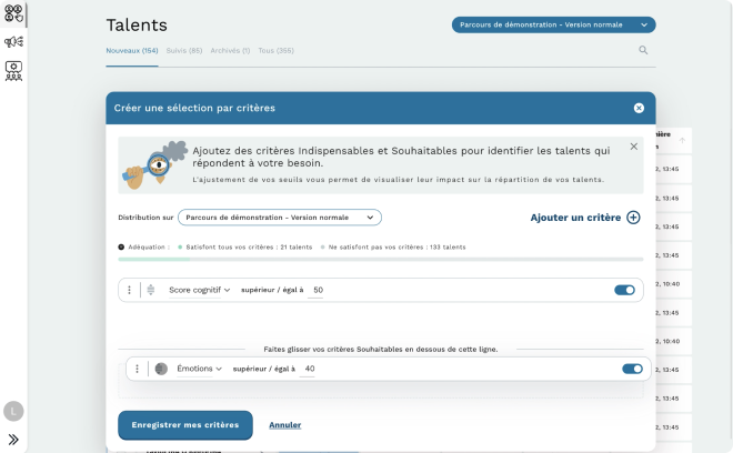 PARCOURS D'ÉVALUATION