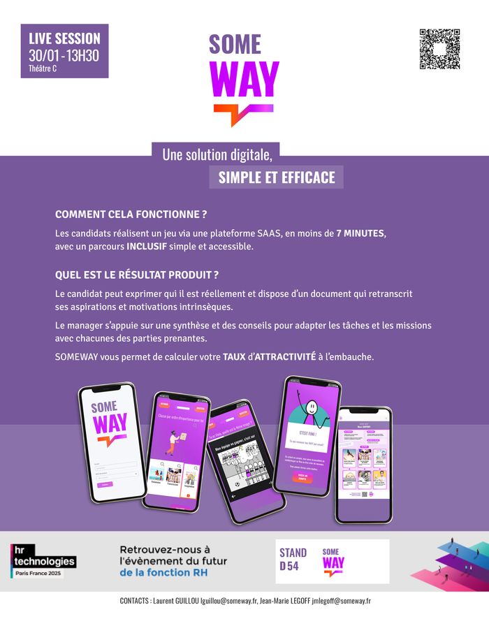 SOMEWAY vous permet de calculer votre taux d'attractivité à l'embauche.