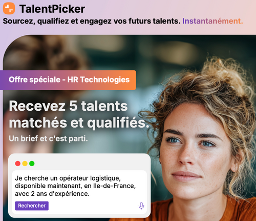 Recevez 5 talents matchés et qualifiés