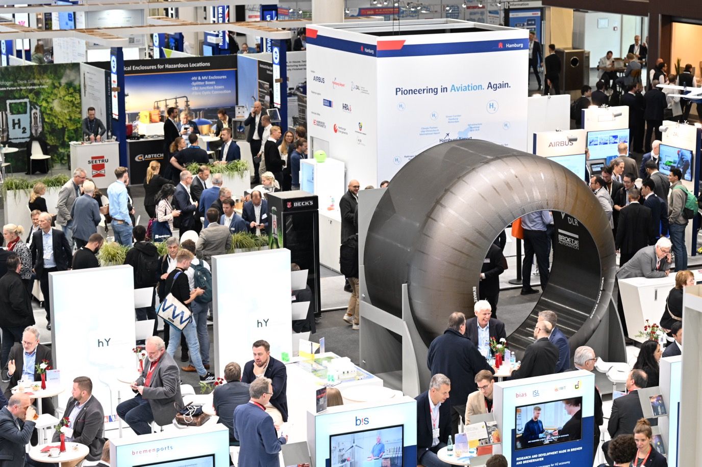 Exhibition hall Hydrogen Technology Expo 2024 