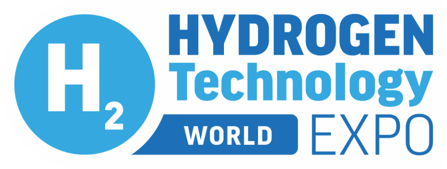 Hydrogen Technology World Expo blue and white logo