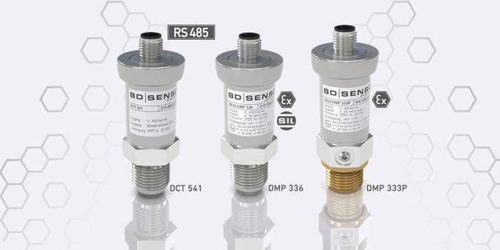 Pressure transmitters for industrial applications including H2