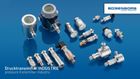 Pressure transmitters for industrial applications including H2