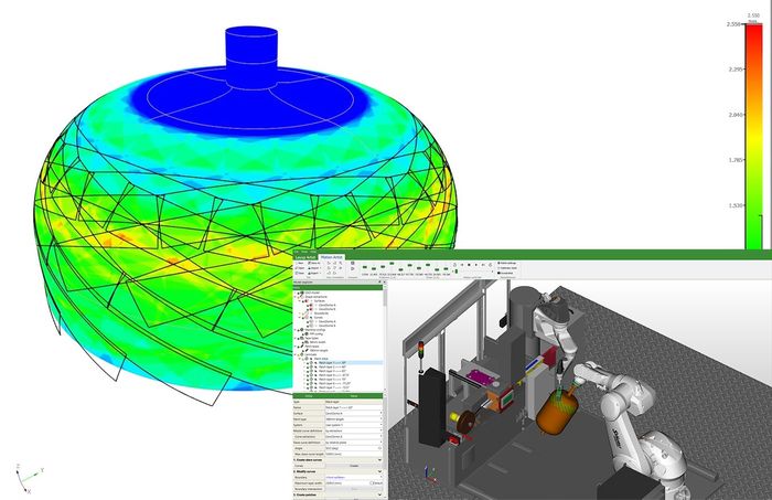 ARTIST STUDIO – CAD-CAM software for dome reinforcements on H2 tanks