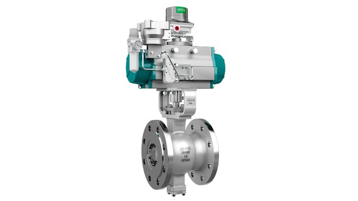 V segment ball valve