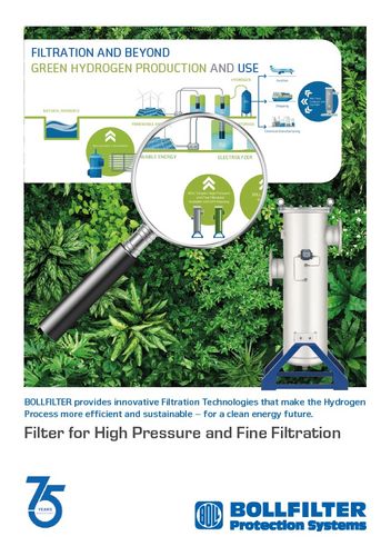 Filter for High Pressure and Fine Filtration