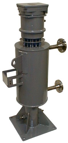 Block type gas heaters