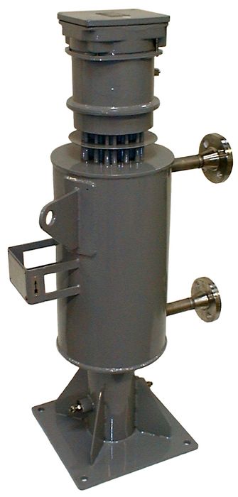 Block type gas heaters