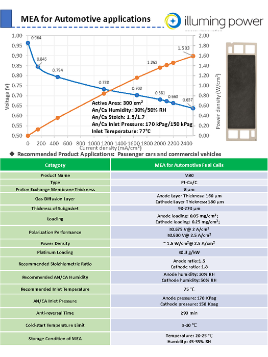 Membrane Electrode assemblies