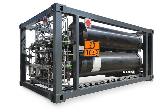 Test Module for H2 Filling Stations / MEGC