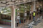 Filling system for technical gases