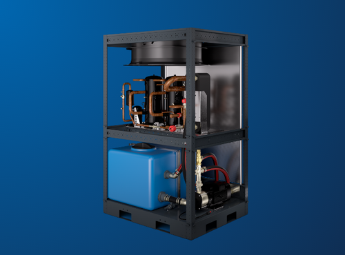 Kool°M series. Chiller from Riedel Kooling for emobility, hydrogen & battery storage systems.