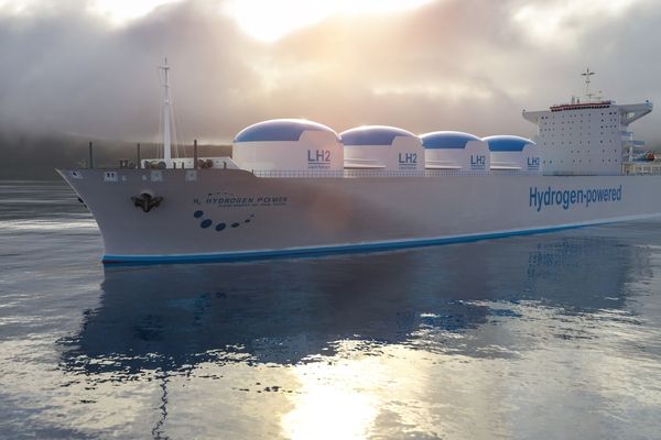 A pump unit of hydrogen-fueled ships ordered by Nikkiso
