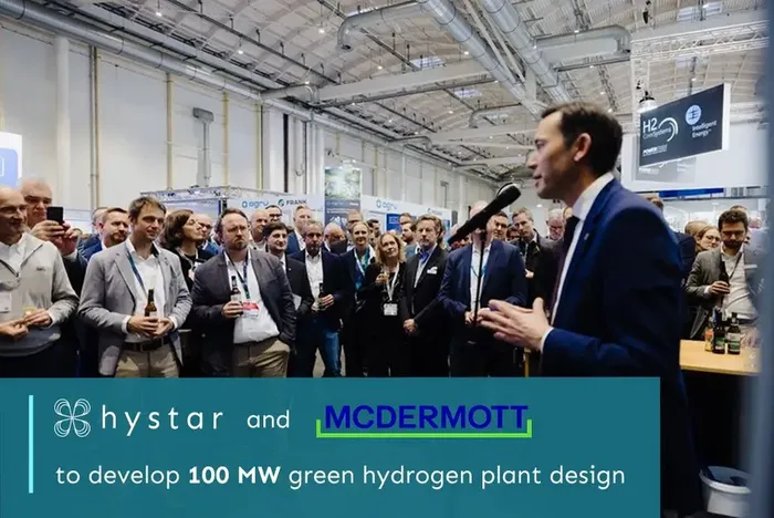 Hystar Announces Strategic Collaboration with McDermott to Develop 100 MW Green Hydrogen Plant Design