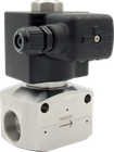 Series 83830/83840 – High pressure solenoid valve  DN 8 & DN 13 with  integrated check-valve