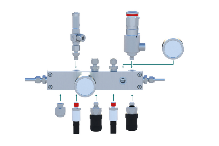 The PIONYR hydrogen compressor - equipped with GOETZE safety valves.