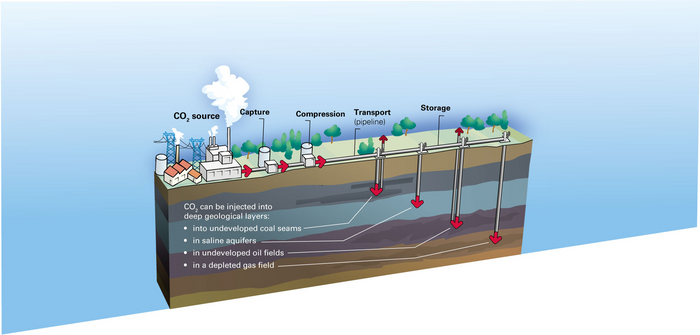 Carbon capture & storage - A way to reduce greenhouse gases in industry