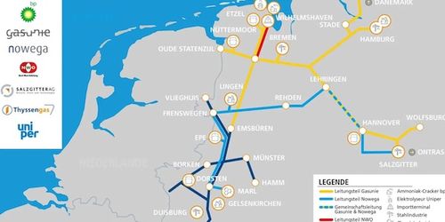 German Energy Giants Collaborate for a Sea-to-Inland Hydrogen Pathway