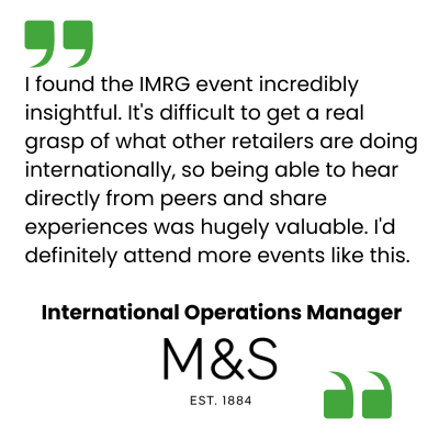 M&S IMRG Testimonial