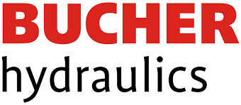 Photo shows Bucher Hydraulics logo