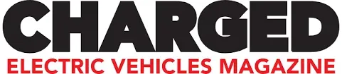 Photo shows the Charged Electric Vehicles Magazine logo