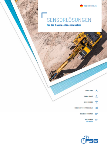 Sensorlösungen für die Baumaschinenindustrie