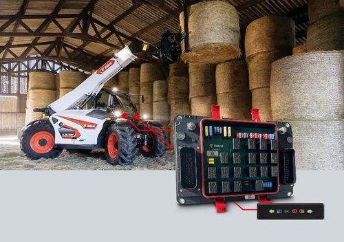 Compact electrics for telehandlers