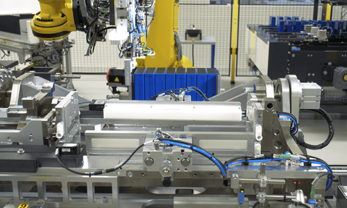  Flash Battery automated lithium module assembly line featuring laser welding technology